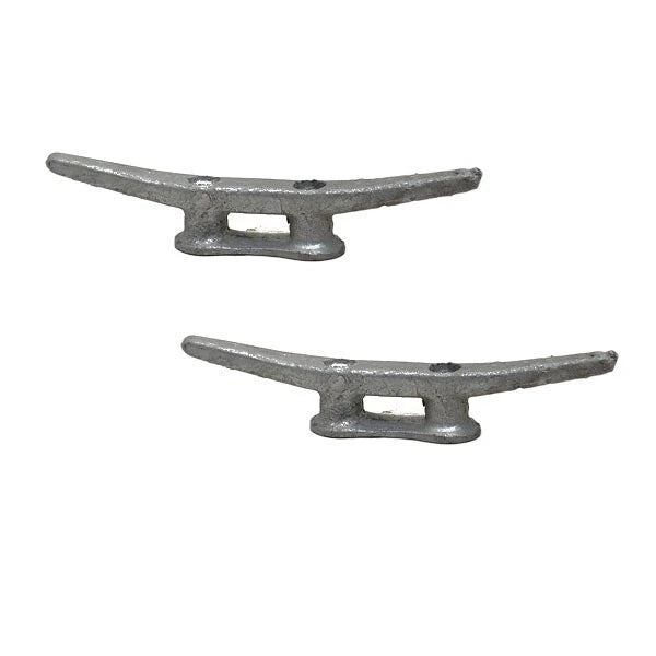 Craton Boat Dock Cleats DC1802 - 8 Inch Galvanized Cast Iron (pair)