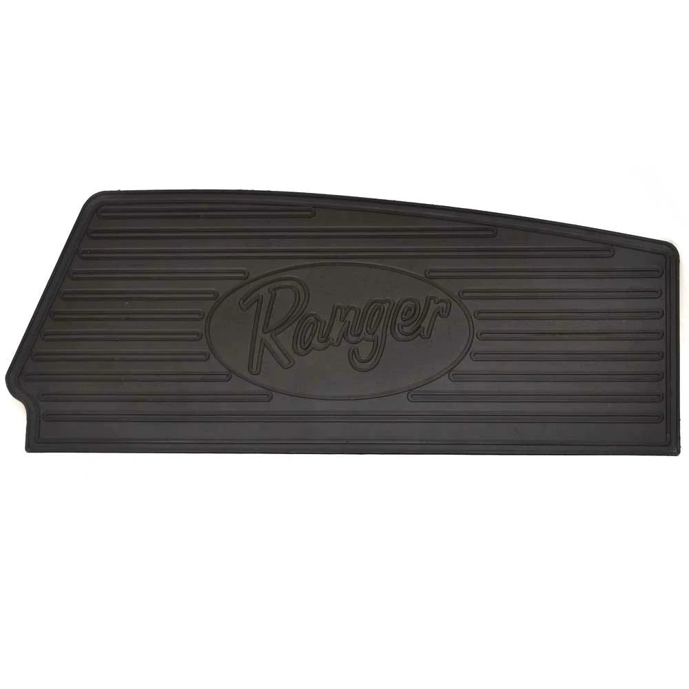 Ranger Boat Deck Mat 204559 - with Logo 37 Inch Black Rubber