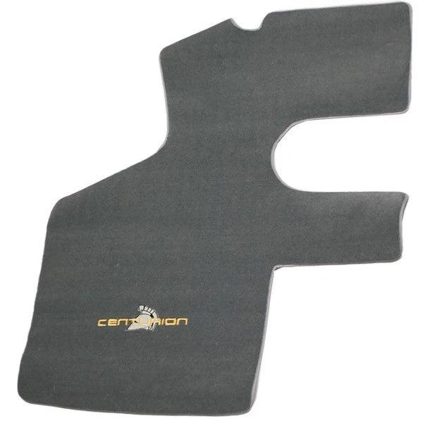 Centurion Cyclone Boat Cockpit Mat M681 - Gray Carpet Embroidered Logo