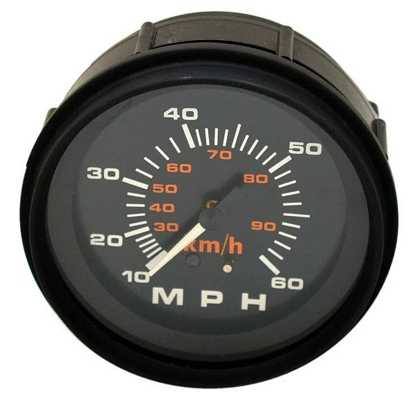 Mercury Quicksilver Boat Speedometer 15117B1 - 60 MPH 3 1/4 Inch Black