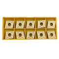 Efficient Cutting 10PCCNMGA432 Inserting Kit Compatible with CNC Tools