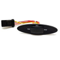 Wellcraft Boat Seat Switch Panel 025-3546 - 6 1/4 X 1 5/8 Inch Black