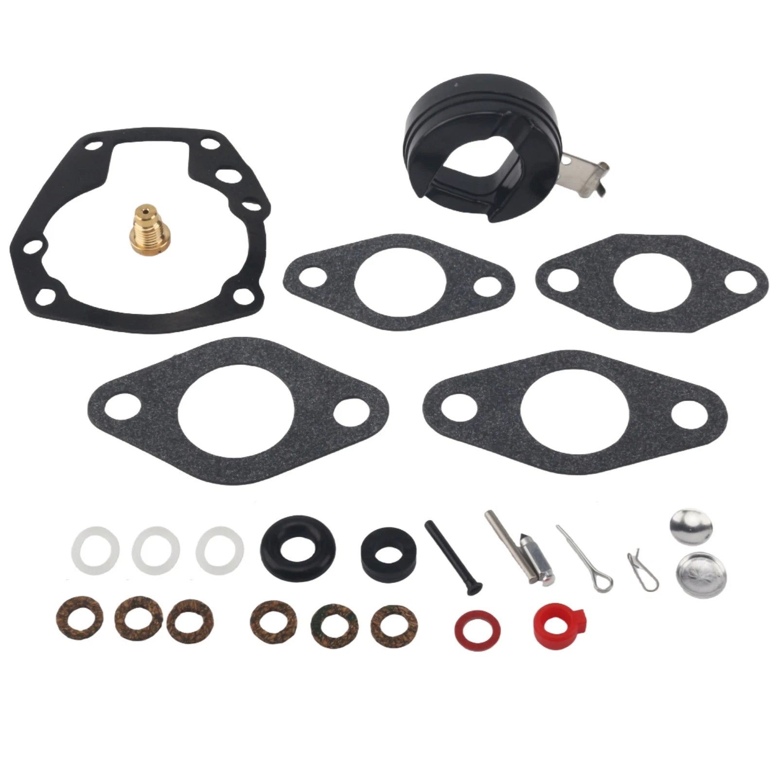 For Johnson Evinrude 1.5 2 3 4 5 5.5 6 HP 439071 18-7043 Carburetor Kit & Float