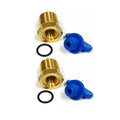 2Pcs Exhaust Manifold Drain Plug Kit for Volvo Penta 479956 4.3 5.0 5.7 7.4 8.2L