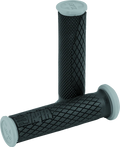ProTaper Full Diamond Dual Density ATV Grips - Black/Gray