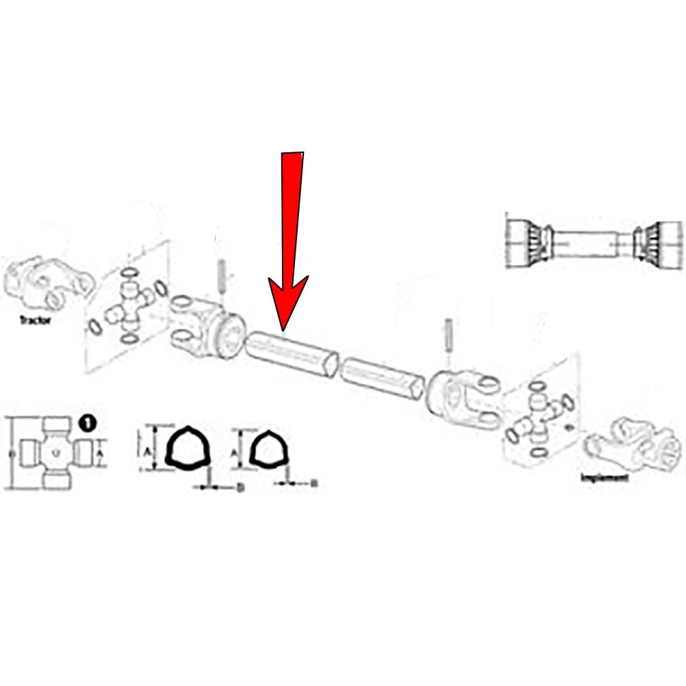 Tube 274237 Fits Ford Holland 442 452