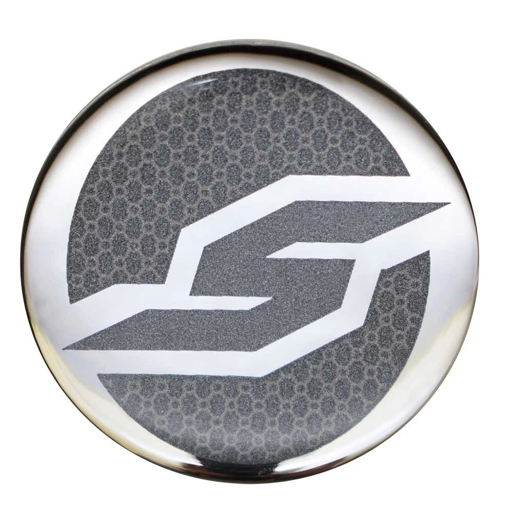 Supreme Boat Steering Wheel Decal U3646201 - Raised Pewter Silver