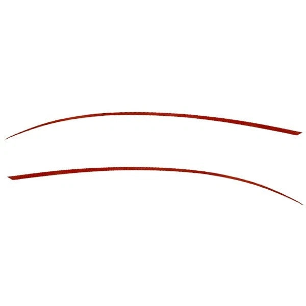 Tracker Boat Decal 165958 - 165959 Red 121 1/2 X 2 Inch (set of 2)
