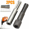 2X 1/4" Socket Driver Screwdriver Drill Bit Hex Shank Chuck Adaptor Set