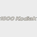 Crestliner Boat Decal Sticker 2210411 - 1800 Kodiak Metallic Silver