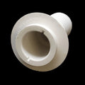 Attwood Boat Thru Hull Fitting - 1 1/2 Inch Barbed White Plastic