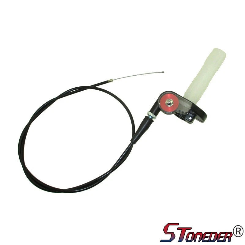 STONEDER 1/4 Turn Twist Throttle Cable for CRF XR 50 70 TTR KLX110 Pit Dirt Bike