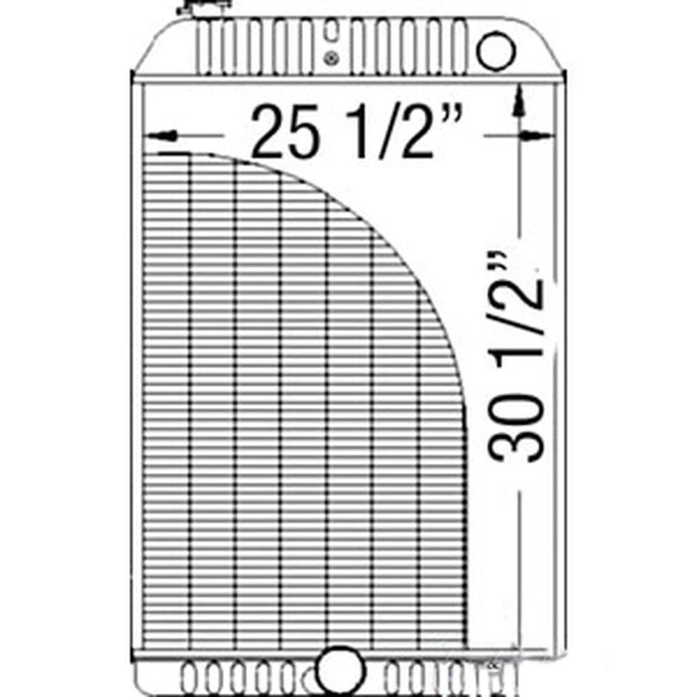 Case IH Radiator Fits 5088 5288 5488 OE# 146508C1 146572C2