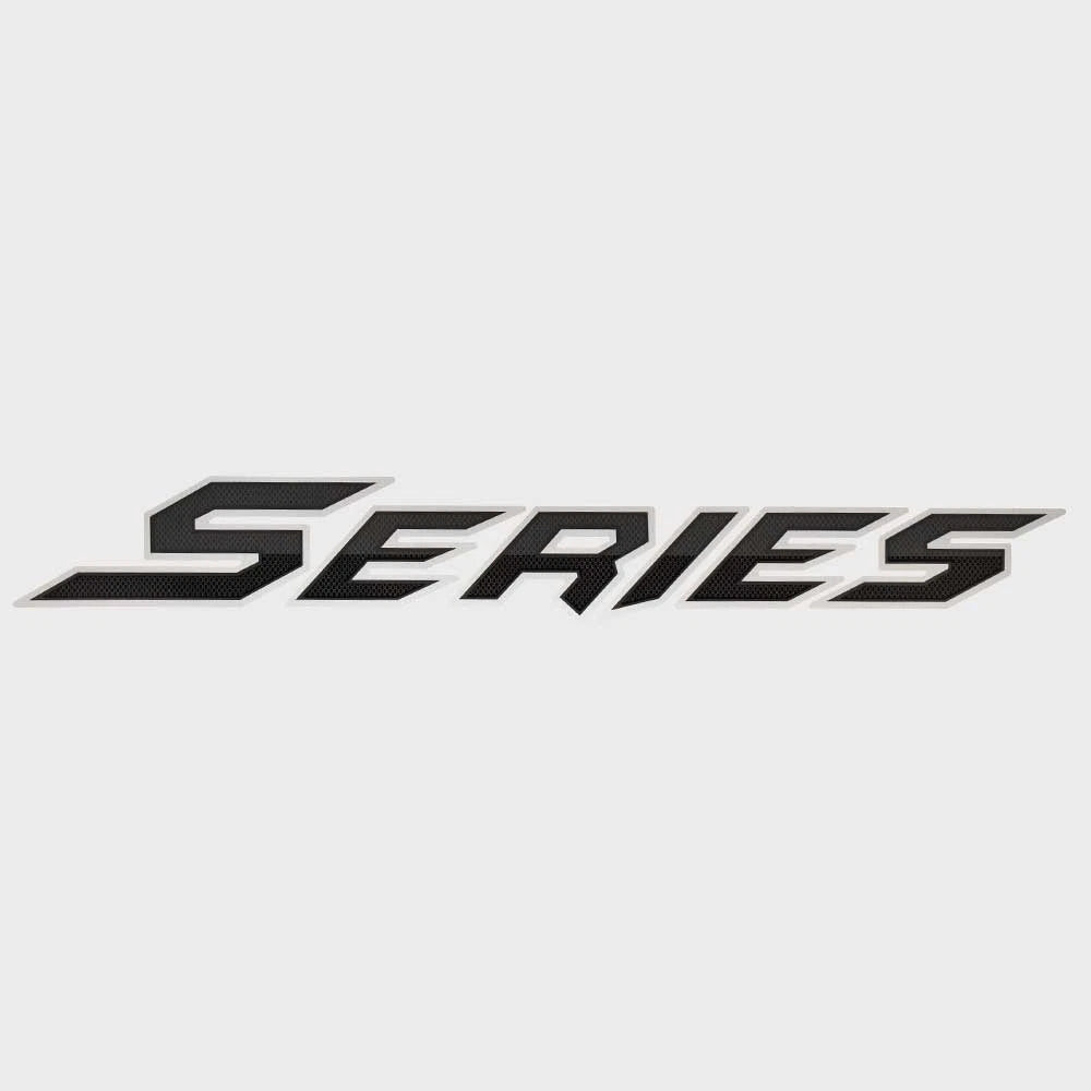 Supreme Boat Series Decal U33768-01 - Gray Black 21 1/8 X 2 5/8 Inch