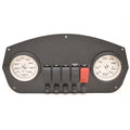 Lowe Boat Dash Panel 2317001 - 14 1/4 Inch with Teleflex Gauges Black