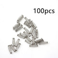 100pc Fish Hook Spring Bait Feeder Lure Trap Accessories Fishbait Feeder Tackles