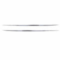 Larson Boat Graphic Decal Stickers - Senza Silver Black (set of 2)