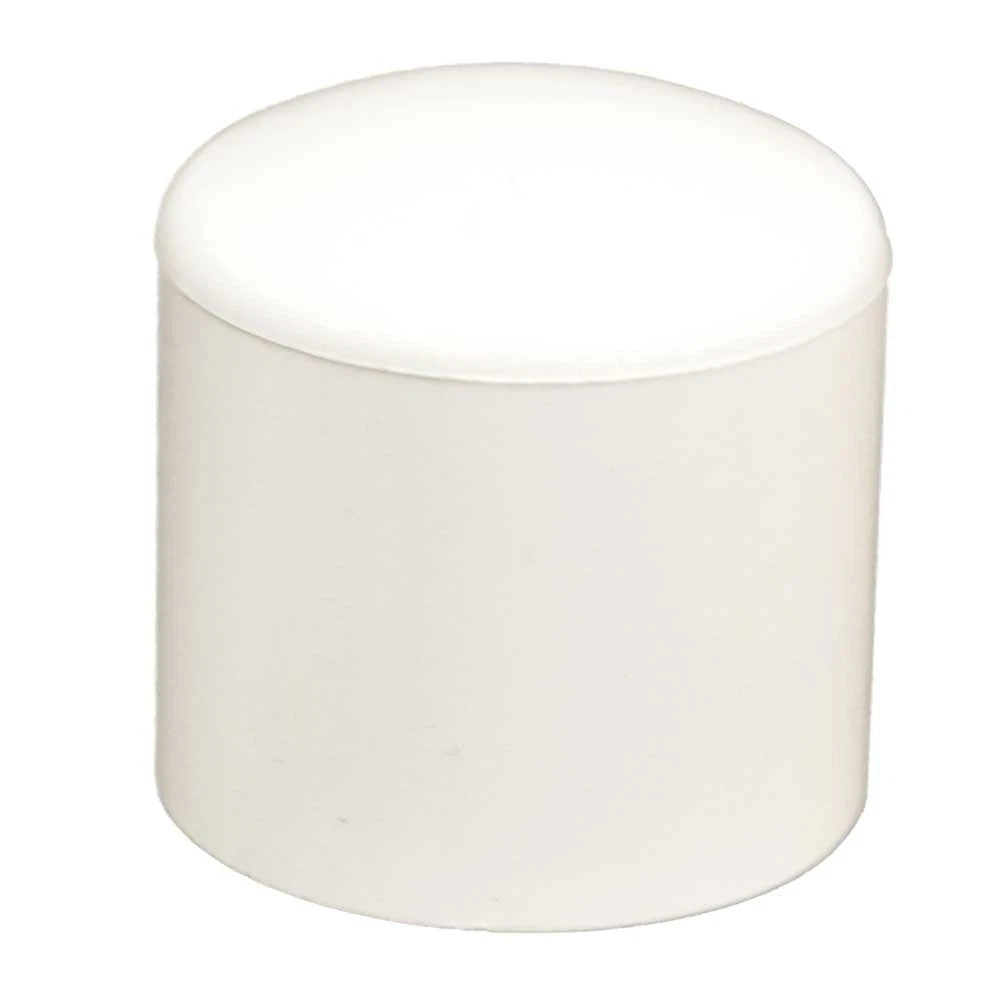 Spears Boat Pipe Cap - Legend Bass 3/4 Inch White PVC
