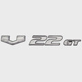 SunCatcher Boat Model Decal Sticker 73405330 - V22GT Silver Black