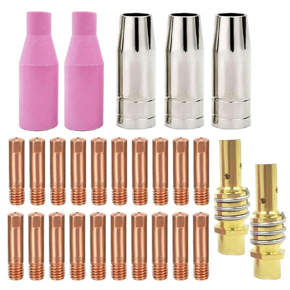 Welding Torch Accessories 27PCS for AK15 for MB15 with Contact Tips Set