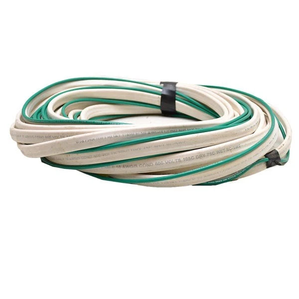 Boat Electrical Hook Up Cord - 41 FT 10/3 AWG White Cable