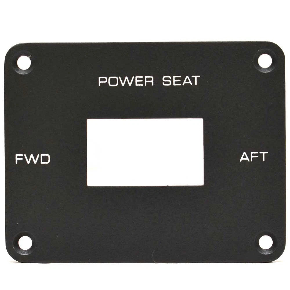 Tiara Boat Blank Panel 3255800 - Power Seat 3 1/2 X 2 3/4 Inch Aluminum