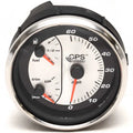 Faria Boat Oversized Multifunction Gauge GSC080C - 4 1/4 Inch Silver