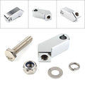 1 Set Chrome Headlight Mounting Block Bracket for Harley Custom Headlight Mount