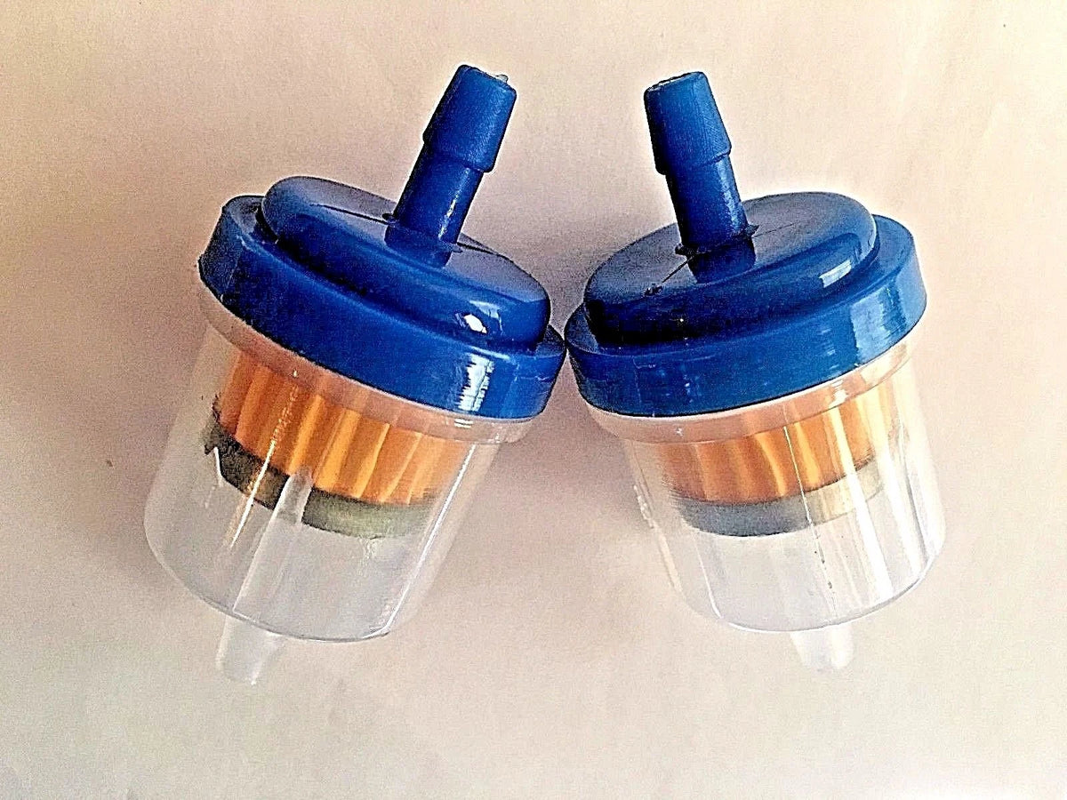 2 UNIVERSAL FUEL FILTERS FOR SMALL ENGINES MOTORCYCLES, SCOOTERS, LAWNMOWERS