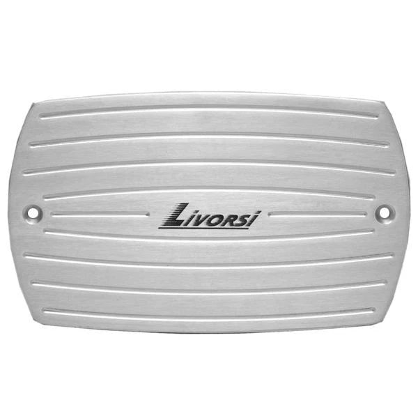 Livorsi Boat Battery Box Cover Lid BBBC24PL - Brushed Aluminum