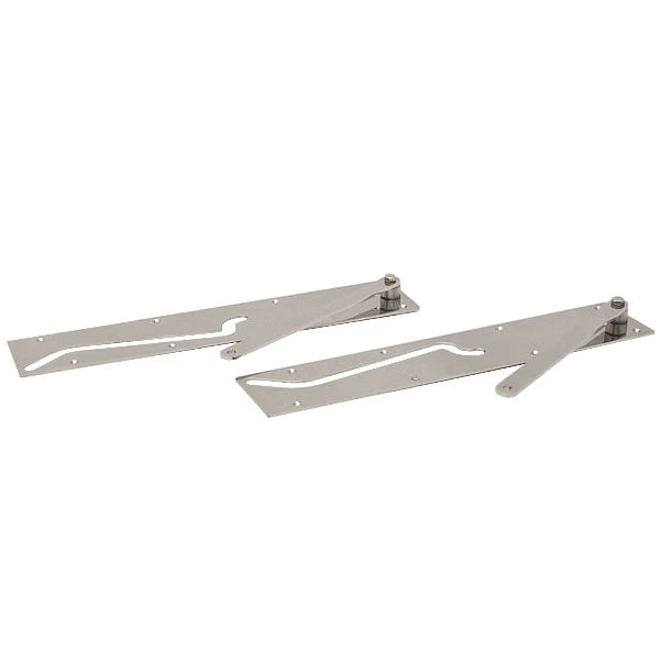 WellCraft Boat Leaning Post Brackets 072-3852-01 - SS (set of 2)
