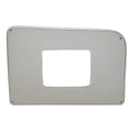 Stratos Boat Locator Panel Blank 7KE457A - Silver 14 3/8 X 9 7/8 Inch