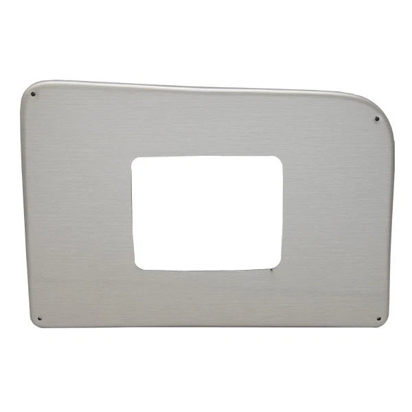 Stratos Boat Locator Panel Blank 7KE457A - Silver 14 3/8 X 9 7/8 Inch