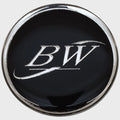 Blue Wave Boat Raised Steering Wheel Decal 1093-147605-01 - Black