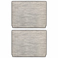 Cobalt Boat Non-Skid Deck Mats 407082 - White/Gray Woven Vinyl (pair)