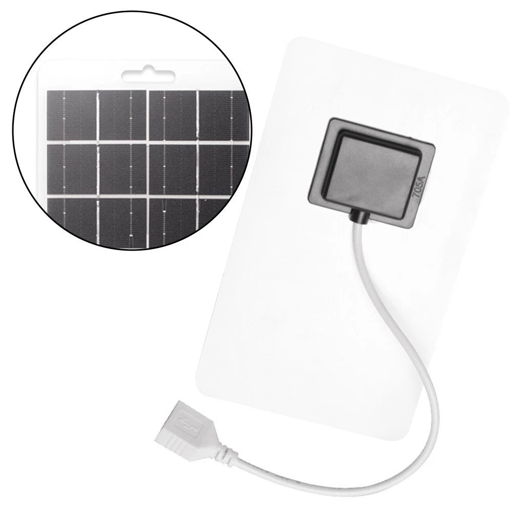 5V 3W Portable Solar Panel USB Output for Battery Charger and Outdoor Use