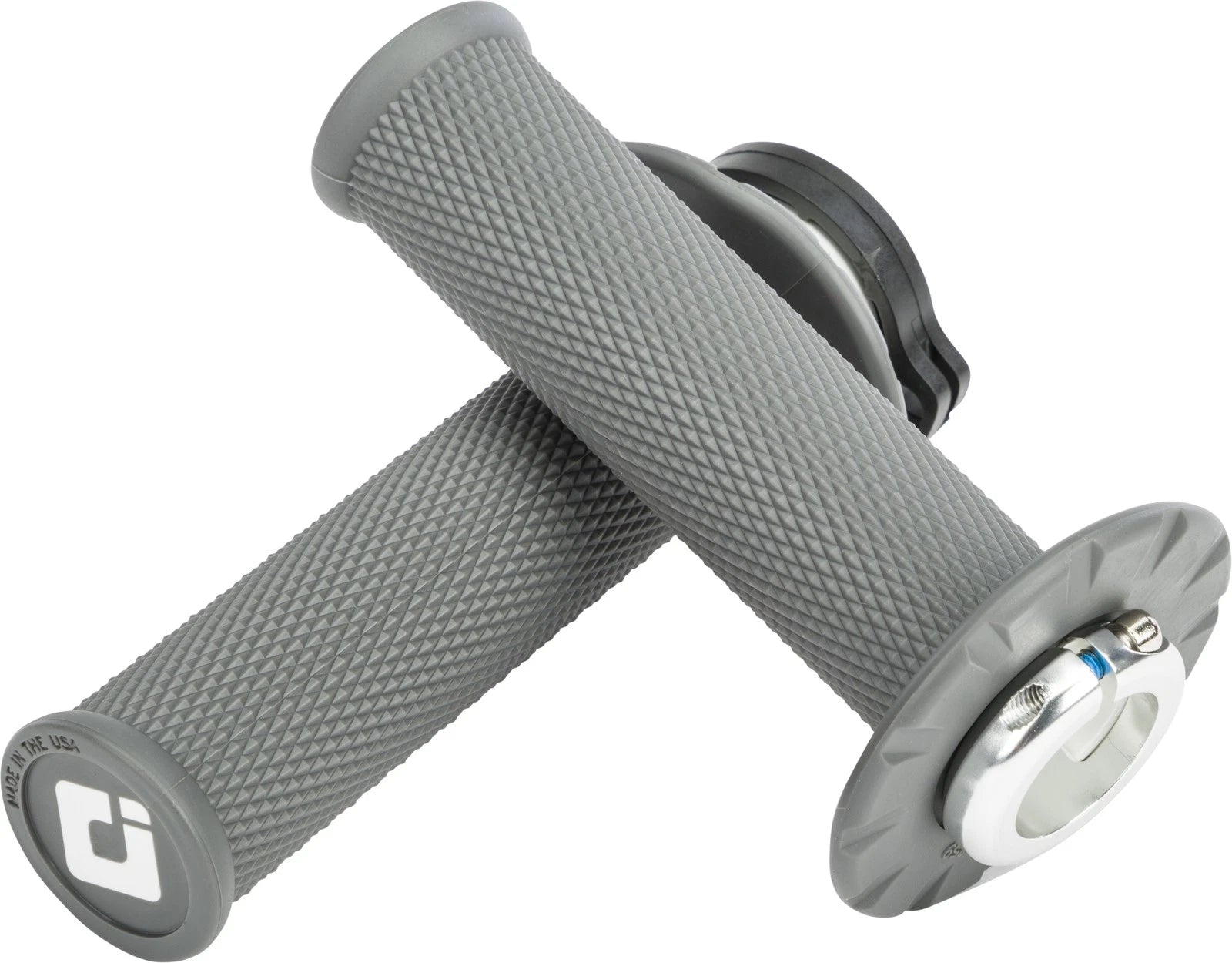 ODI MX V2 Lock on Grips No Waffle Graphite for Offroad Motorcycles