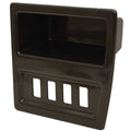 Premier Pontoon Boat Blank Switch Panel - 10 X 8 1/4 Inch Grey Black