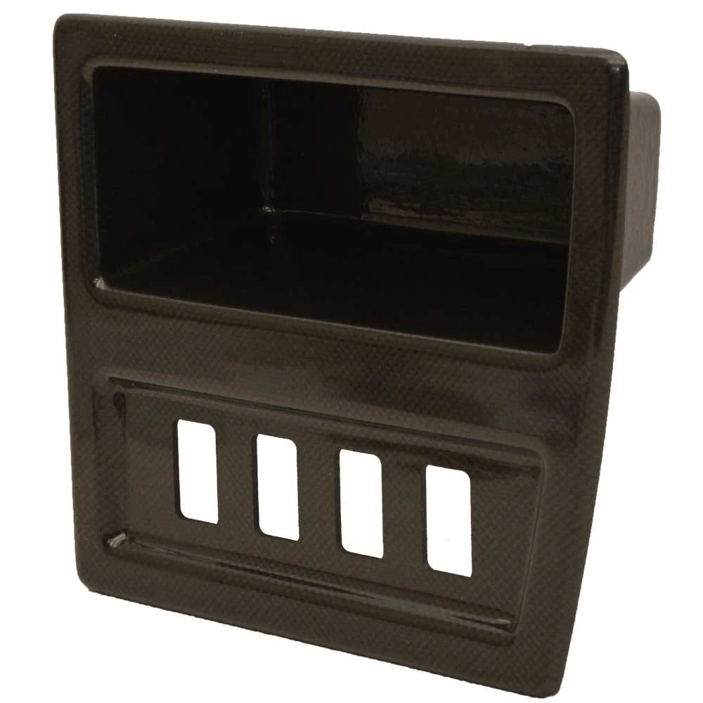 Premier Pontoon Boat Blank Switch Panel - 10 X 8 1/4 Inch Grey Black