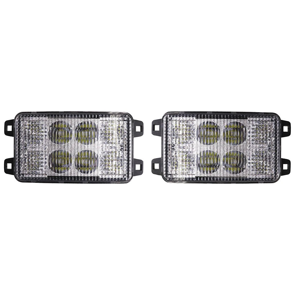 Hi-Lo Beam LED Headlight Kit Fits John Deere Compact Tractors, 3200 Lumens