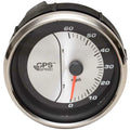 Faria Boat GPS Speedometer Gauge GSC071A - 4 1/4 Inch Silver Black