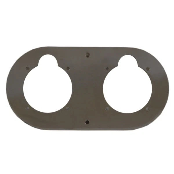 Ranger Boat Dual Fuel Hose Vent Plate - Transom