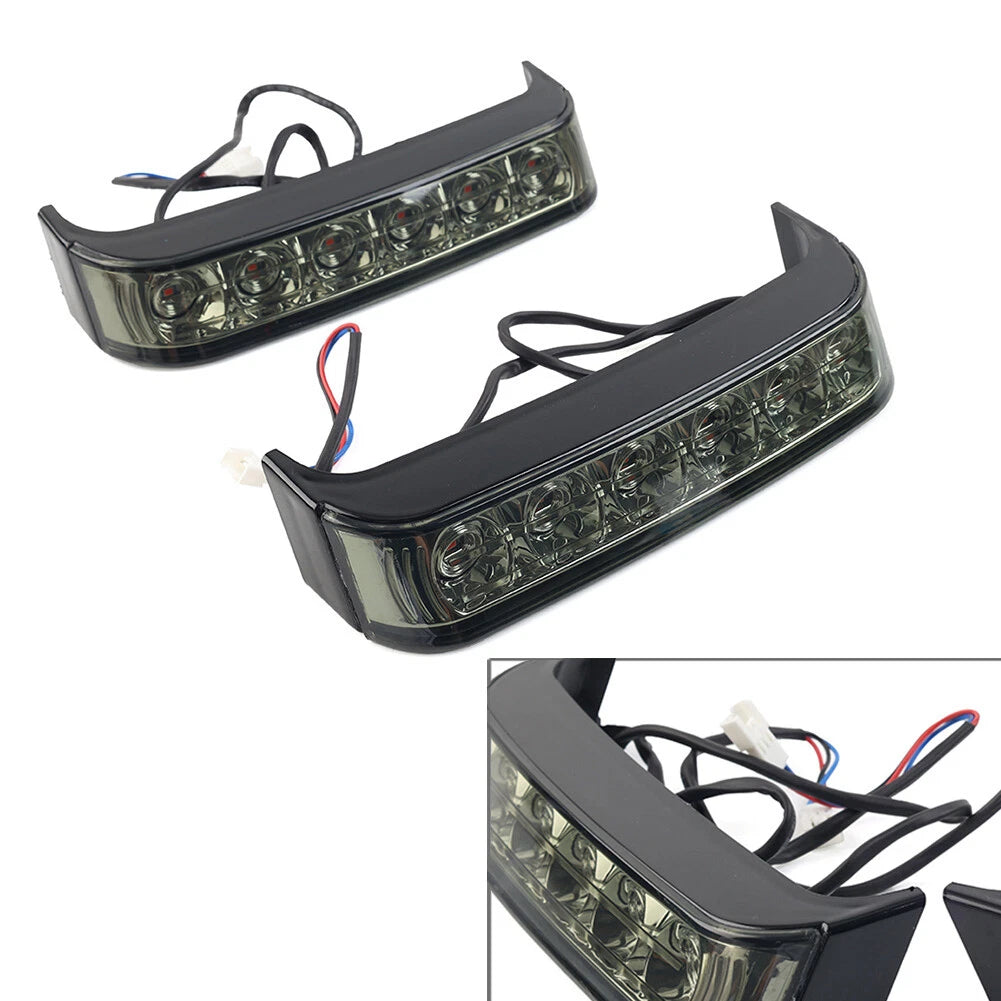 LED Saddlebag Run Brake Light for Harley Electra Glide Road King 1997-2013 Smoke