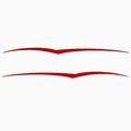 Rinker Boat Graphic Decals VS218472 - Red Stickers (set of 2)