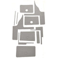 Larson Boat Non-Skid Deck Mats 8175-1021 - Storm Gray Embossed (11PC)
