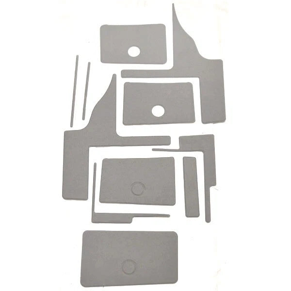 Larson Boat Non-Skid Deck Mats 8175-1021 - Storm Gray Embossed (11PC)