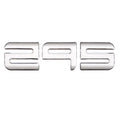 Doral Boat Raised Emblem Decal - 295 Prestancia Silver Vinyl