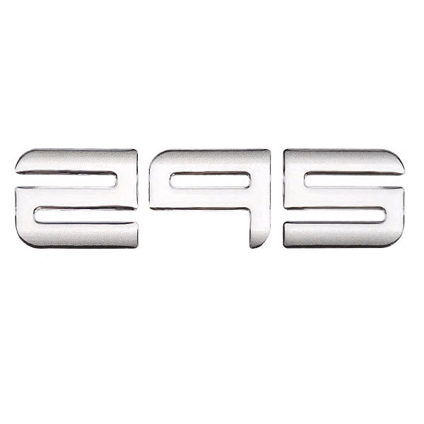 Doral Boat Raised Emblem Decal - 295 Prestancia Silver Vinyl