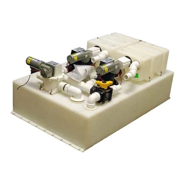 SeaLand Dometic Boat Waste Tank System 322504002 - 40 Gal 24VDC