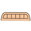 Hurricane Boat Non-Skid Deck Mat - SunDeck 235 OB Helm 15 1/4 Inch